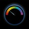 Speedometer Gauge Rainbow Colors Indicator Rating Instrument