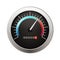 Speedometer with a Grey arrow. Car dashboard. Vehicle speed meter