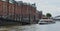 Speicherstadt, Bridge and Boat-Hamburg-HafenCity