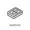 Spellbook icon. Trendy modern flat linear vector Spellbook icon