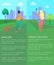 Spending Time in Urban Park Vector Illustration