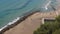 Sperlonga - Panoramica della Spiaggia della Grotta di Tiberio dal Sentiero di Ulisse