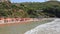 Sperlonga - Panoramica della spiaggia di Capovento dal mare