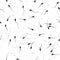 Sperm. Microscope view. Seamless vector pattern.