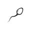 Sperm / Spermatozoa vector logo icon illustration