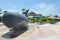 Sperm Whale Sculpture in Water Park Resort.