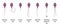 Spermogram and semen parameters, teratozoospermia, normal and abnormal sperm. Head defects spermatozoon.