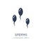 Sperms icon. Trendy flat vector Sperms icon on white background