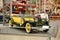 SPEYER, GERMANY - OCTOBER 2022: green yellow 1928 Rolls-Royce 40 50 HP Phantom I 1929 Great Gatsby cabrio roadster retro car in