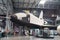 SPEYER, GERMANY - OCTOBER 2022: white black Buran spacecraft 11F35 1K the first Soviet Russian spaceplane shuttle 1989 in the