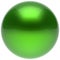 Sphere ball green push button circle round basic solid bubble