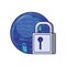 Sphere browser with padlock