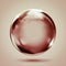 Sphere crystal reflection background