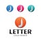 Sphere Letter J Logo Templates