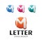 Sphere Letter M Logo Templates