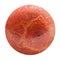 Sphere from pressed red coral isolated