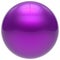 Sphere purple round ball geometric shape basic circle blue