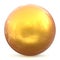 Sphere round button yellow sunny golden ball basic circle drop