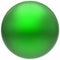 Sphere round green button ball basic matted circle minimalistic