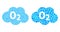 Spheric Dot Oxigen Cloud Icon Collage