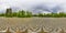 A Spherical 360 degrees seamless panorama view in equirectangular projection, panorama of natural landscape in Germany. VR content