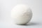 Spherical cotton fluff visual representation. Generate Ai