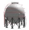 Spherical gas tank. 3D illustration