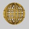 Spherical gold Cage