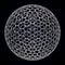 Spherical graphene structure