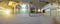 Spherical panorama inside abandoned building. Full 360 by 180 degree in equirectangular projection.