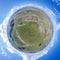 Spherical panorama of water sources conservation region in qinghai