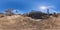 Spherical panoramic photograph of the Grose River after flooding in regional Australia