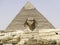 The Sphinx and Chephren Pyramid