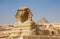 The Sphinx and pyramids in Egypt