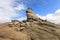 Sphinx rock in Bucegi Mountains Carpathians Romania