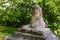 Sphinx statue in park near Chateau de Blois