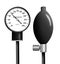 Sphygmomanometer (blood pressure gauge) isolated