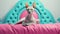 Sphynx Cat On Blue Bed: A Zbrush Inspired Pop Culture Reference