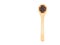 Spice black pepper in wooden spoon