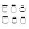 Spice Jars Vector Collection - Set of Six