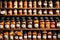 Spice Room: A World of Spices in Bottles and Glass Flasks