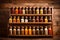 Spice Room: A World of Spices in Bottles and Glass Flasks