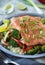 Spice Rubbed Salmon Filet with Veggies