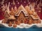 Spiced Elegance: Gingerbread Abstract Artistry