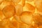 Spiced potato crisps chips background backlit