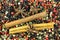 Spices fragrant stick cinnamon star anise assortment pepper red white black pattern