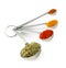 Spices in measuring spoons