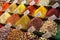 Spices for sale in Istanbul, Turkey