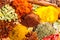 Spices. Various Indian Spices colorful background. Indian Spice and herbs backdrop. Assortment of Seasonings, condiments