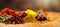 Spices. Various Indian Spices colorful background. Indian Spice and herbs backdrop. Assortment of Seasonings, condiments